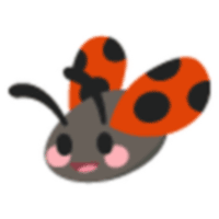 Ladybug Sticker - Ultra-Rare from Standard Sticker Pack